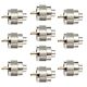Set cu 10 bucati mufa PNI PL259 short pentru cablu RG58 cu pin central aurit 6 mm