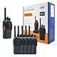 Kit 6 statii radio portabile PNI PMR R40 PRO acumulatori, incarcatoare si casti incluse