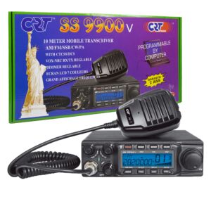 Statie radioamatori CRT SS 9900V AM, FM, LSB, USB, CW 28-29.7Mhz, ASQ, DTMF, Roger Beep, 12V, CTCSS, DCS, programabila