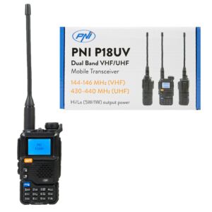 Statie radio portabila VHF/UHF PNI P18UV, dualband